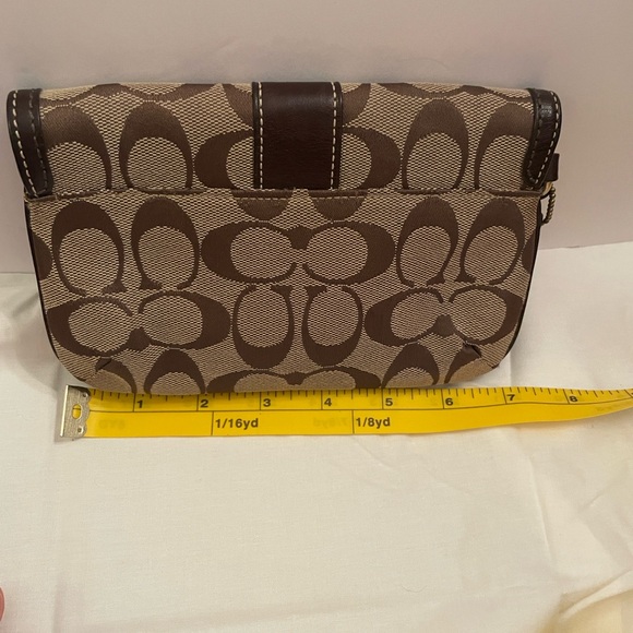 Coach Tan and Brown Wristlet - Picture 13 of 13